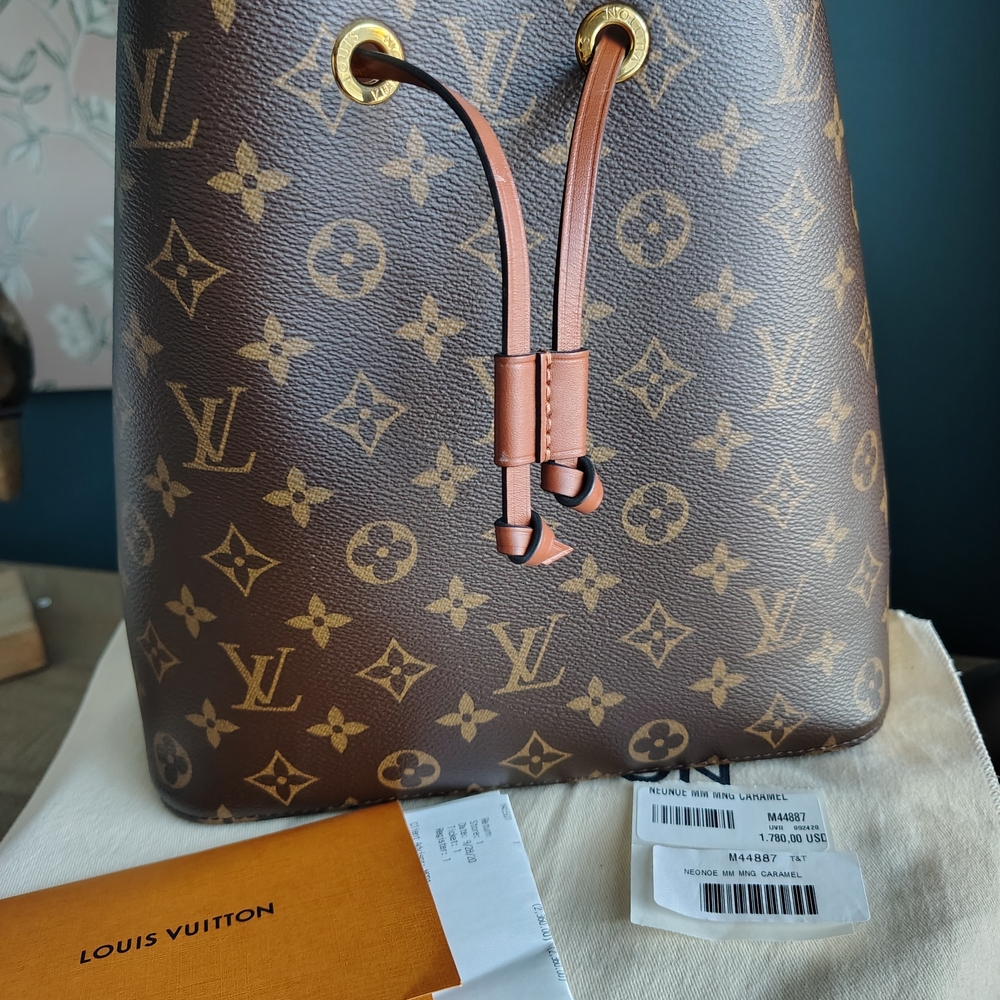 Louis Vuitton Brown Monogram Neo Noe Carmel